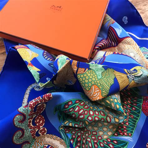 hermes solid blue scarf women|pre owned Hermes scarves.